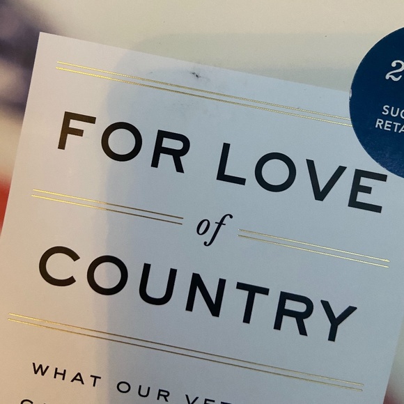 3/$15 FOR LOVE OF COUNTRY hard cover novel - Picture 6 of 6